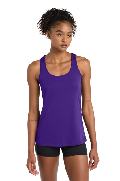 Purple Sport-Tek Women's PosiCharge Competitor Racerback Tank. LST356 plain