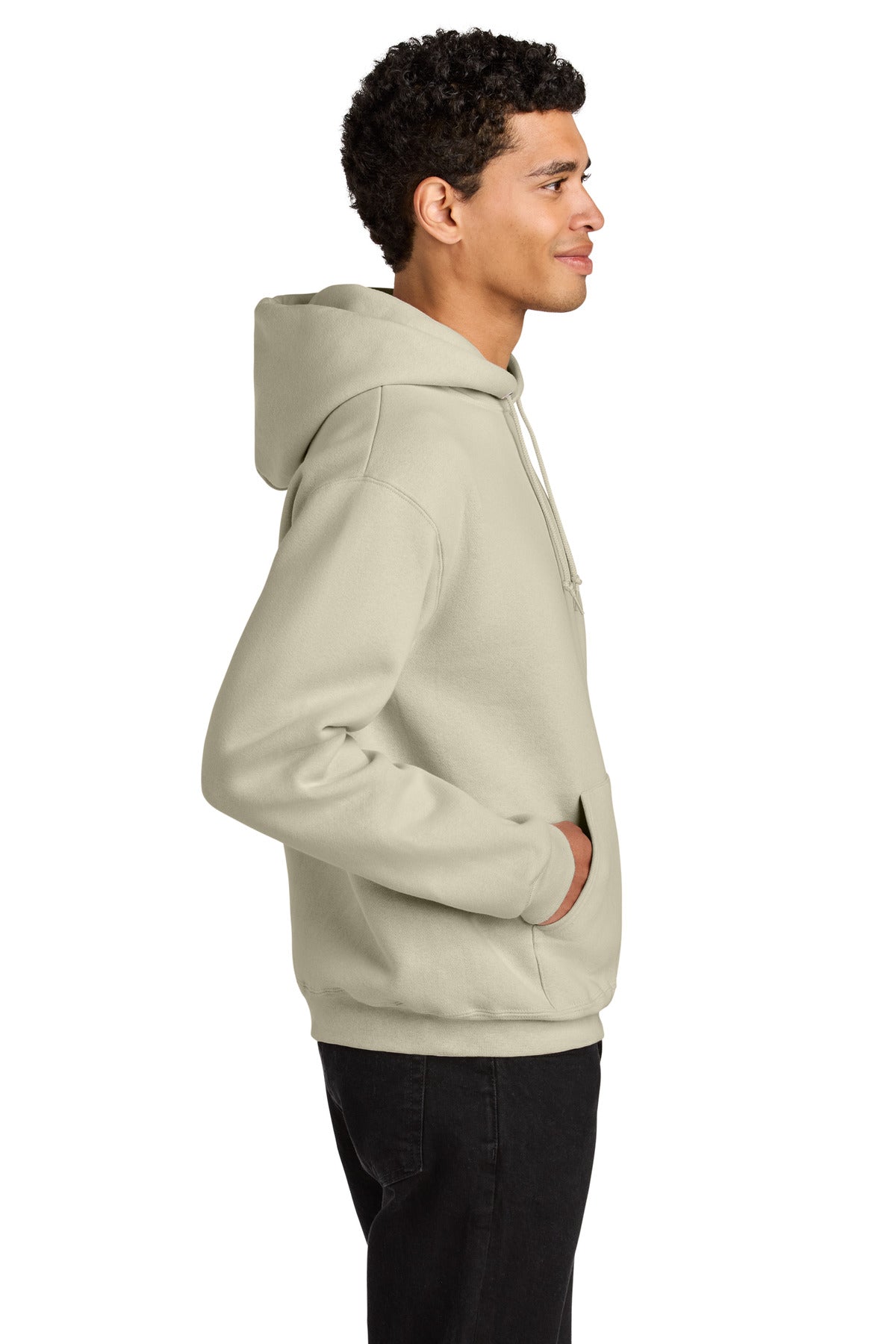 Putty Jerzees Rugged Unisex Hooded Sweatshirt H12M plain