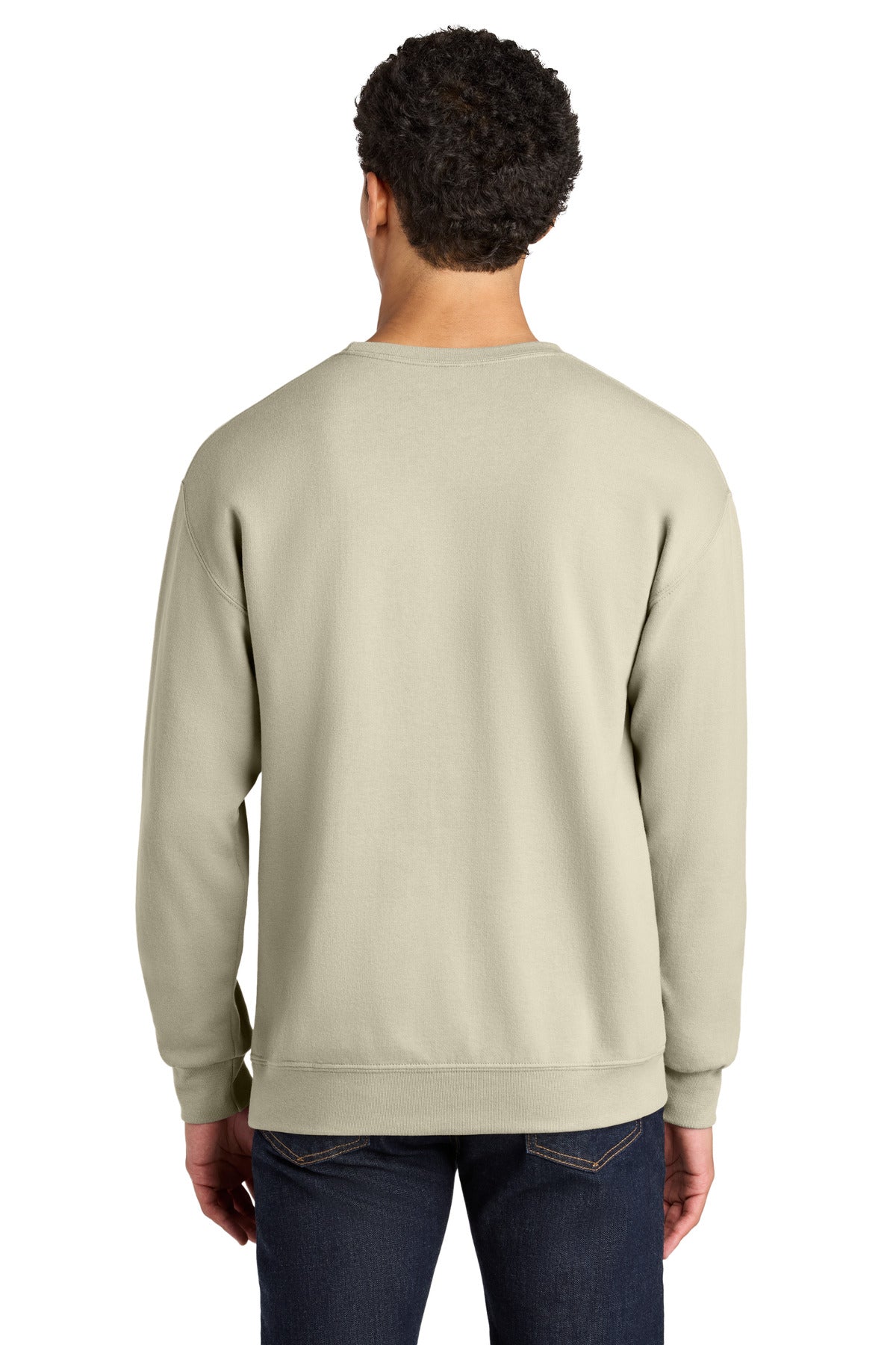 Putty Jerzees Ultimate Unisex CVC Ring Spun Crewneck Sweatshirt IC48M plain
