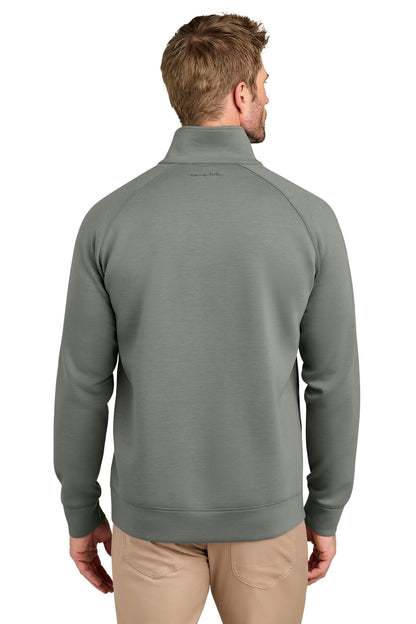 QuiShaGrey TravisMathew Momentum Shift 1/4-Zip TMA42408 plain