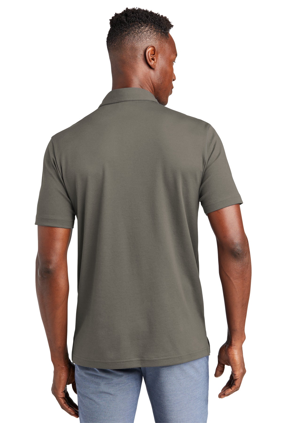 QuiShaGrey TravisMathew Monterey Chest Stripe Polo TM1MW450 plain