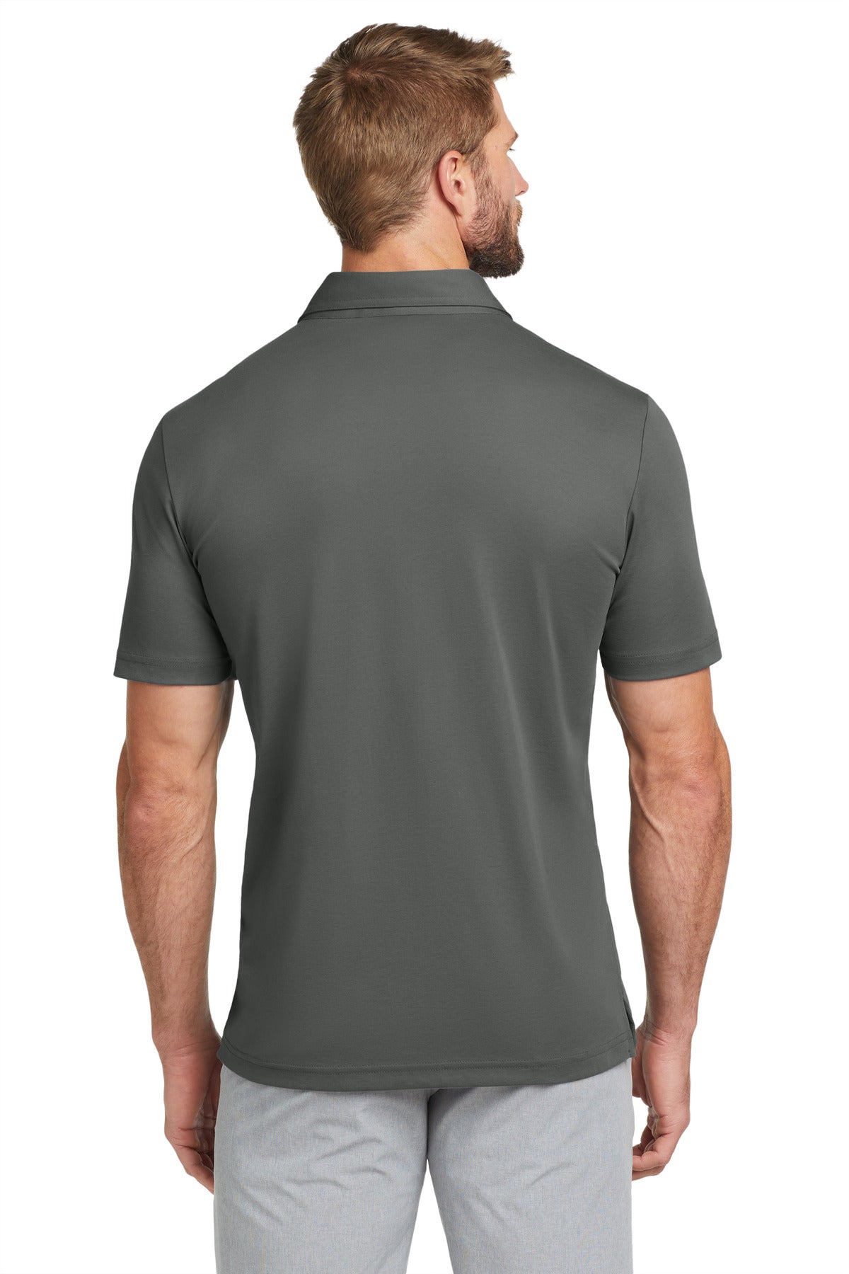 QuiShaGrey TravisMathew Oceanside Solid Polo. TM1MU411 plain