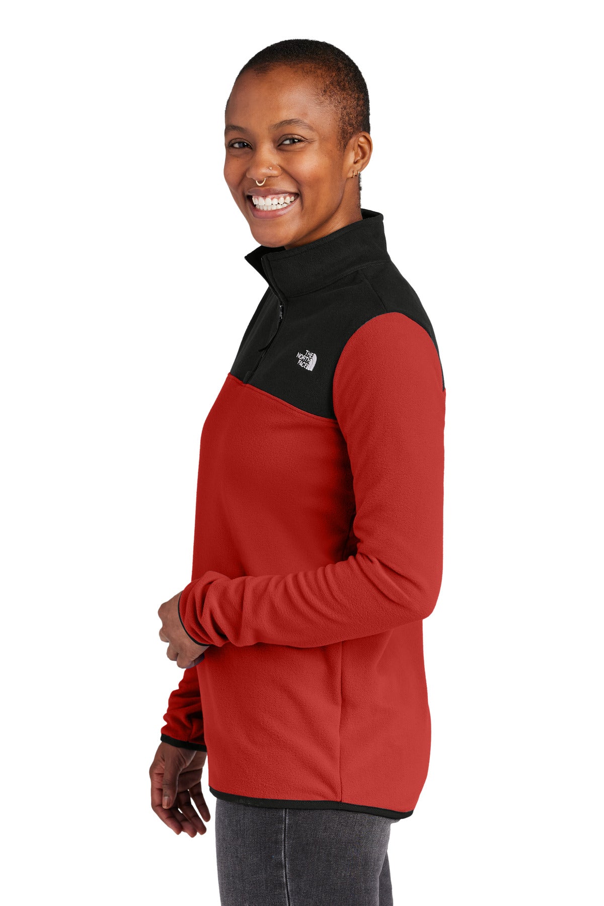 RageR/TNFB The North Face Women's Glacier 1/4-Zip Fleece NF0A7V4M plain