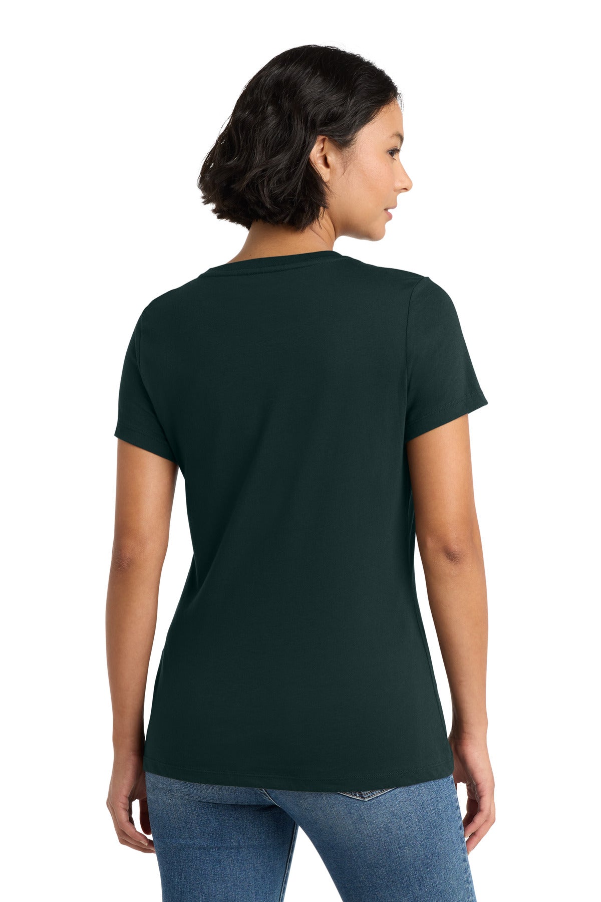 Rainforest District Women's Perfect Weight Tee. DM104L plain