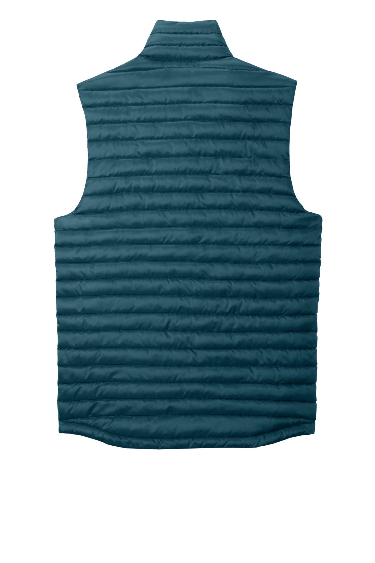 Rear View of AdrBlue Eddie Bauer Packable Quilted Vest EB516 plain