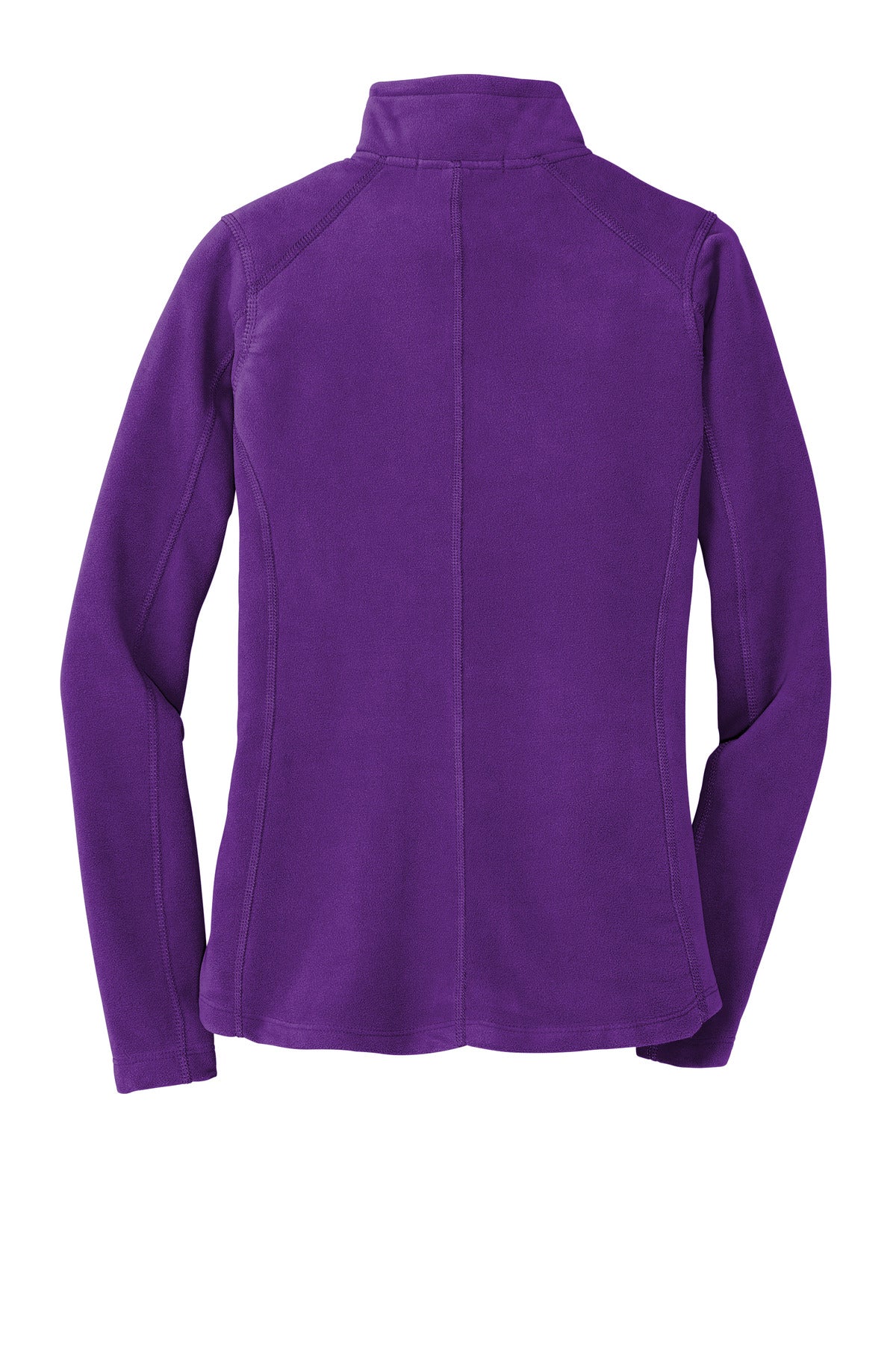 Rear View of Amethyst Purpl Port Authority Women's Microfleece Jacket. L223 plain