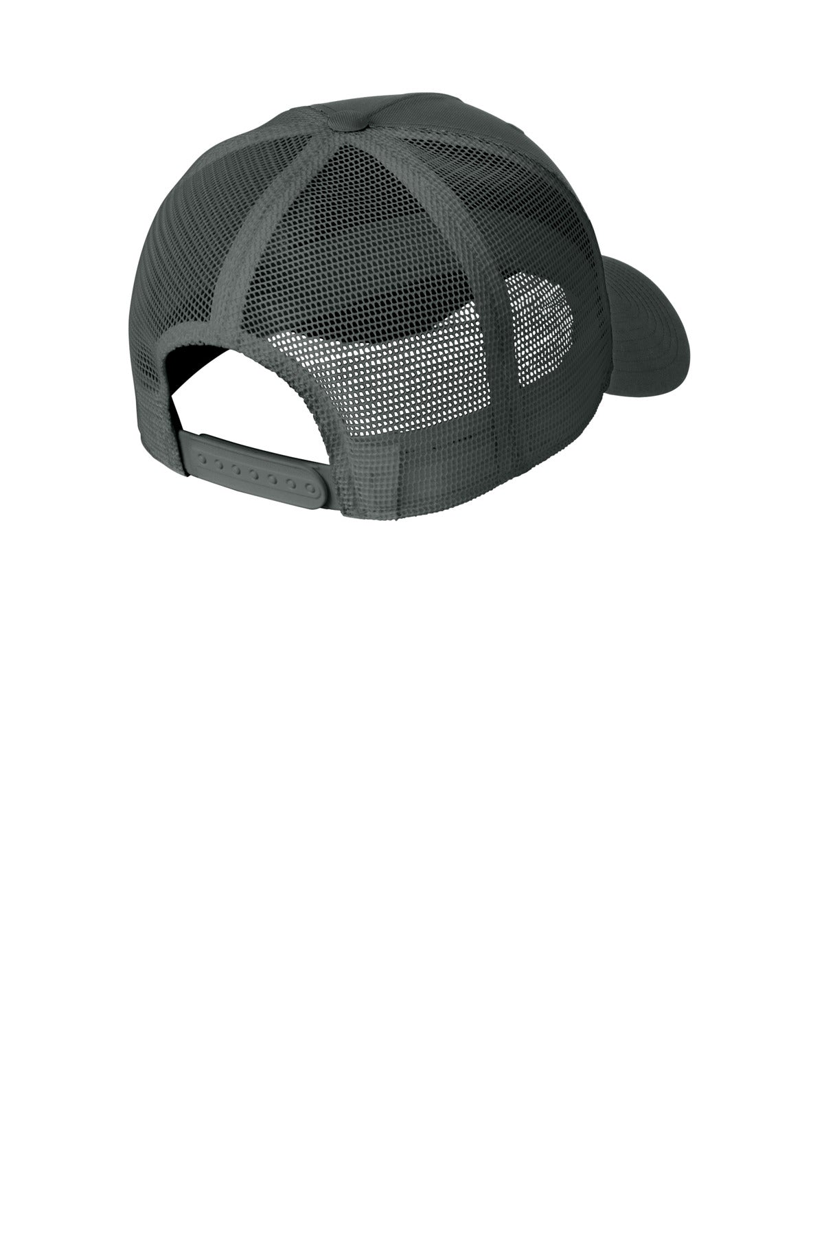 Rear View of Anth/Anth Nike Snapback Mesh Trucker Cap NKFN9893 plain