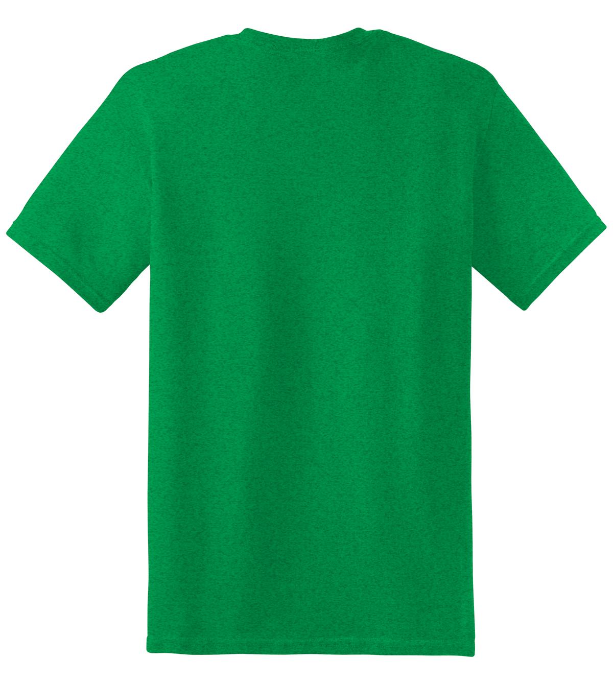 Rear View of Antqu Irish Gn Gildan - Heavy Cotton 100% Cotton T-Shirt. 5000 plain