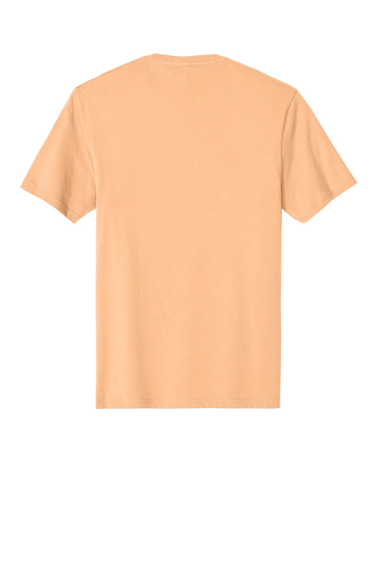 Rear View of Apricot District Perfect Weight Tee. DT104 plain