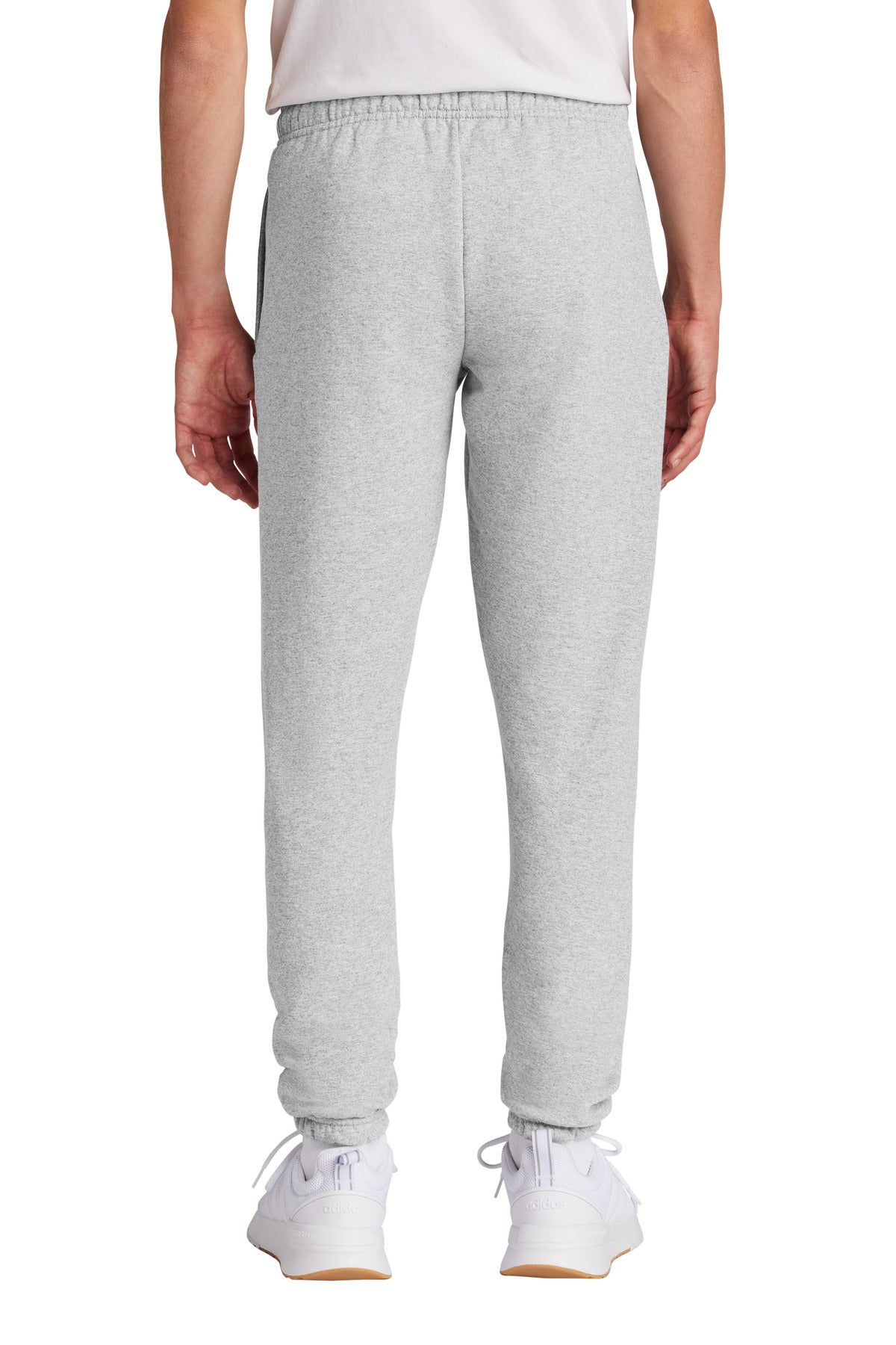 Rear View of Ash Port & Co Core Fleece Sweatpant PC78SP plain