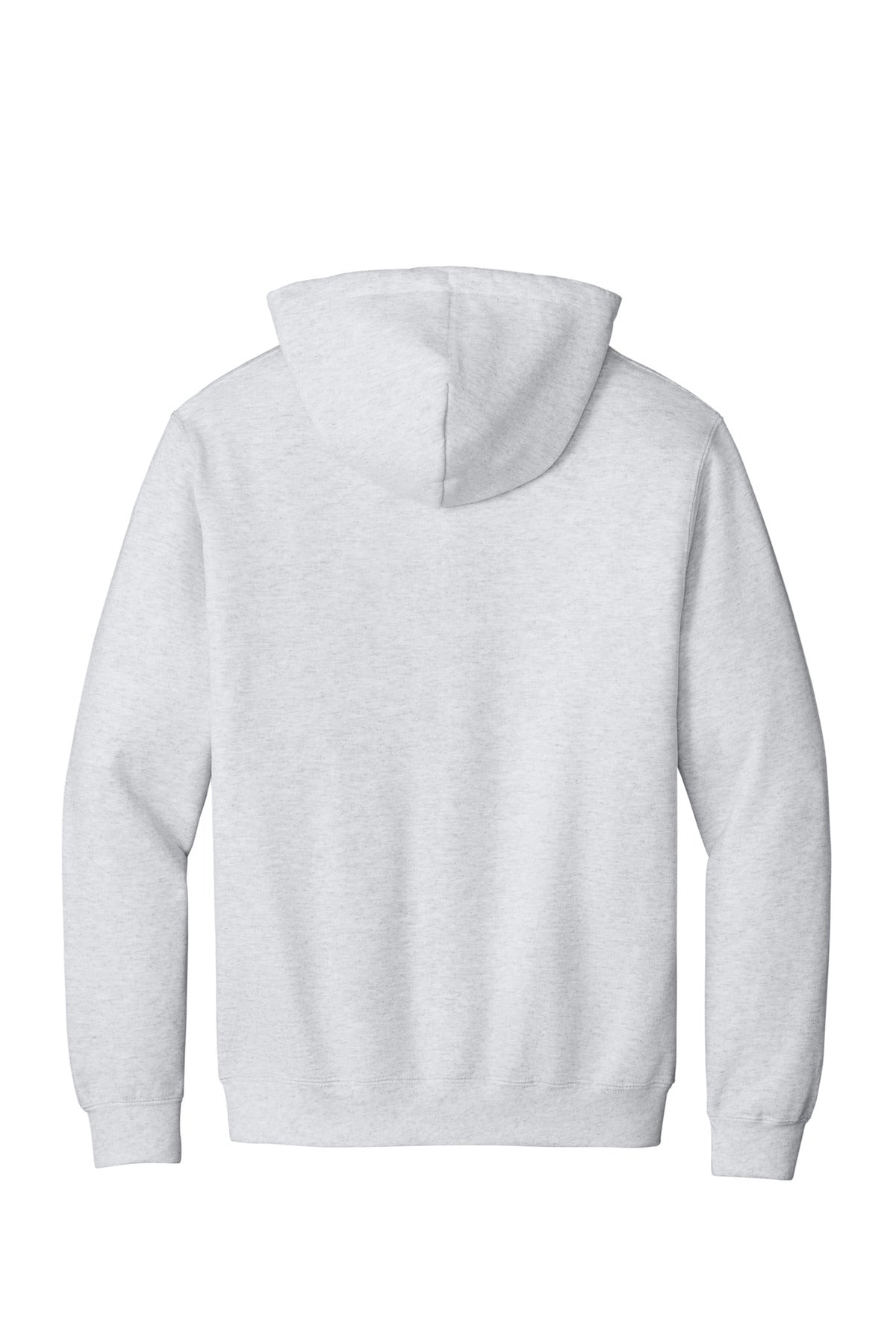 Rear View of Ash Port & Co Tall Essential Fleece Pullover Hooded Sweatshirt. PC90HT plain