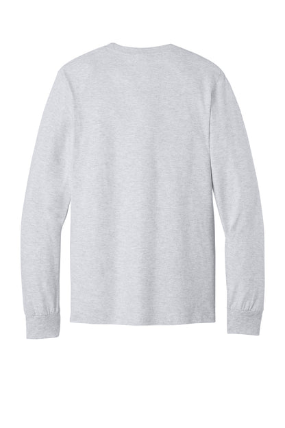 Rear View of Ash Port & Co Tall Long Sleeve Essential Pocket Tee. PC61LSPT