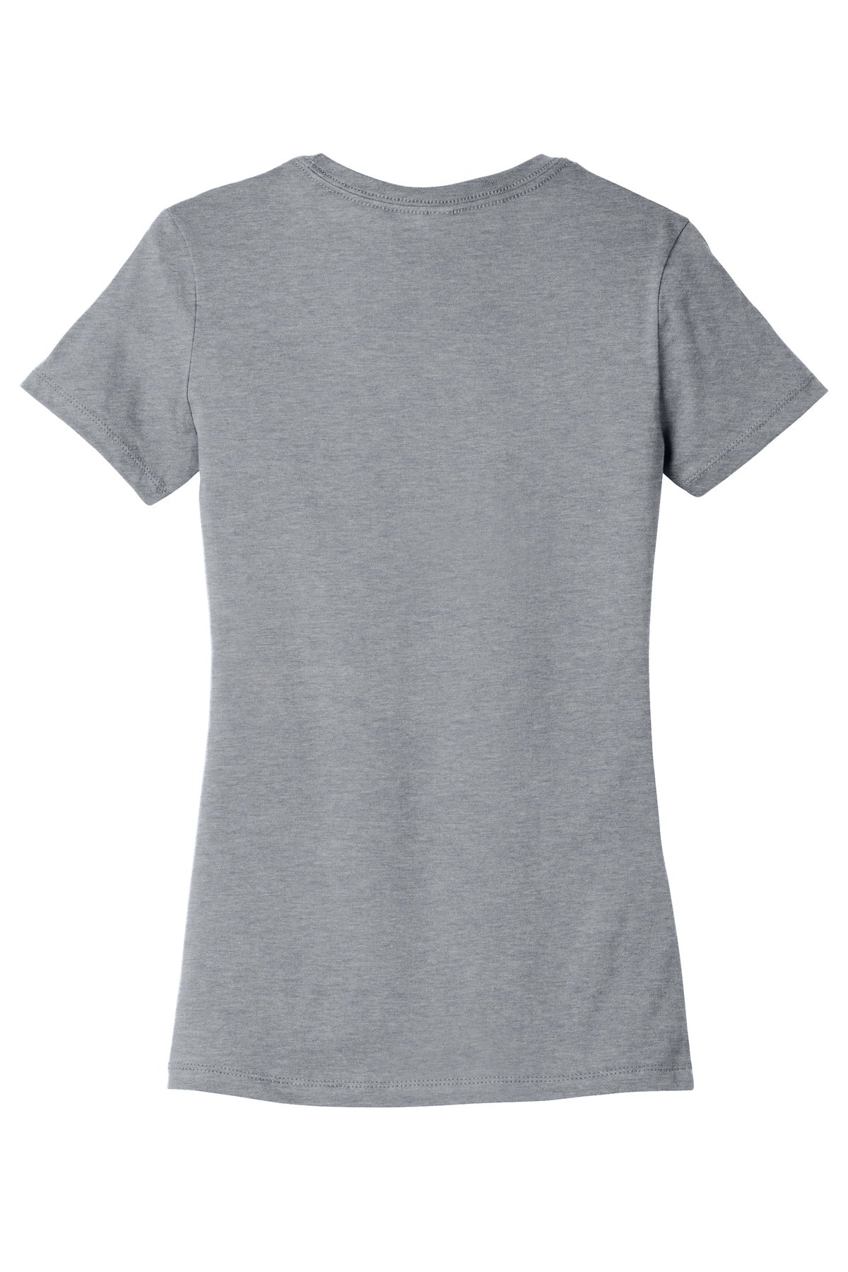 Rear View of Athletic Ht BELLA+CANVAS Women's Slim Fit Tee. BC6004 plain