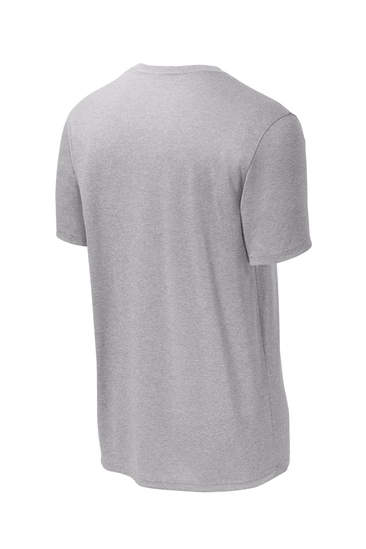 Rear View of AthlHthr Sport-Tek Echo Tee ST760 plain