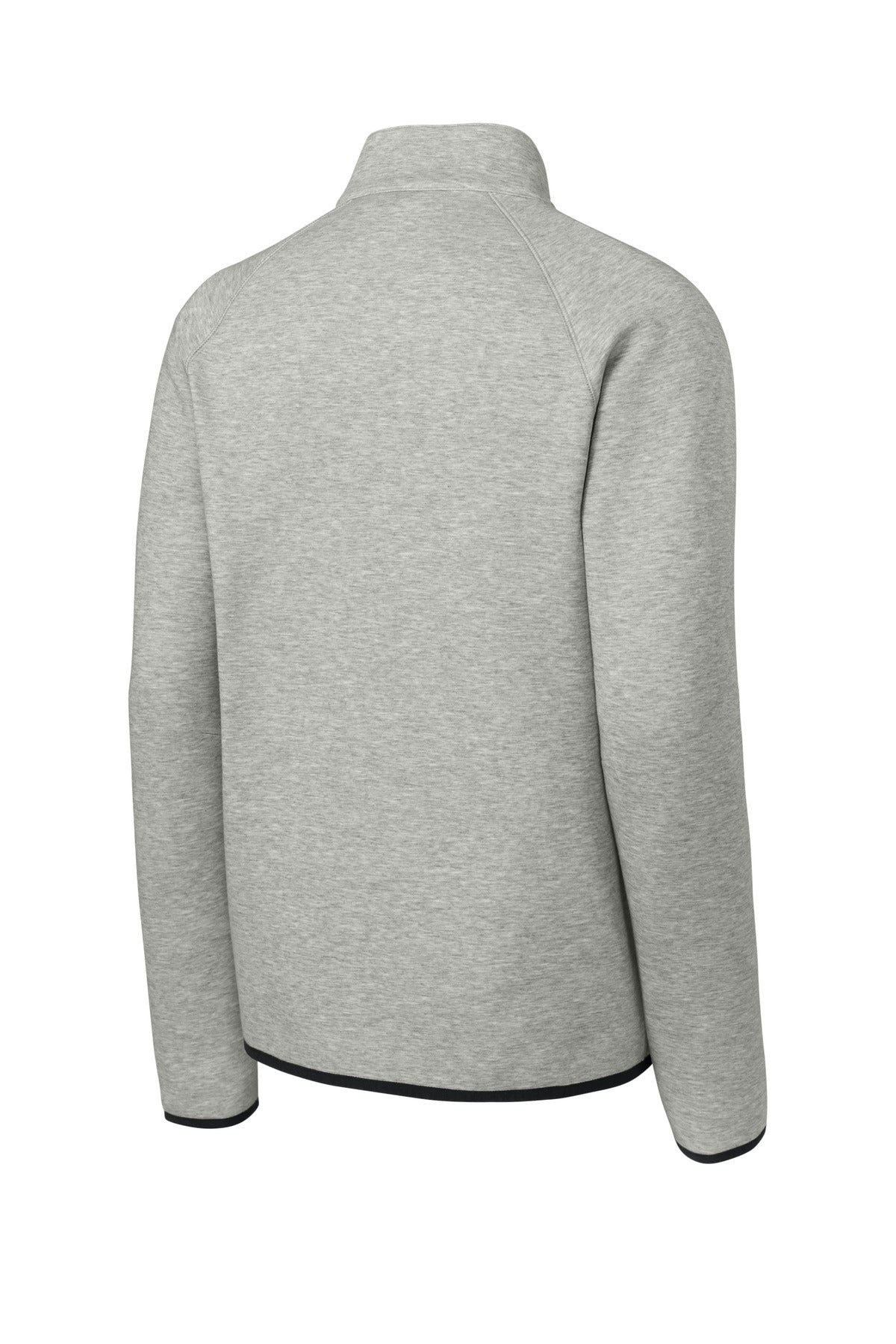 Rear View of AthlHthr Sport-Tek Phenom 1/4-Zip ST841 plain