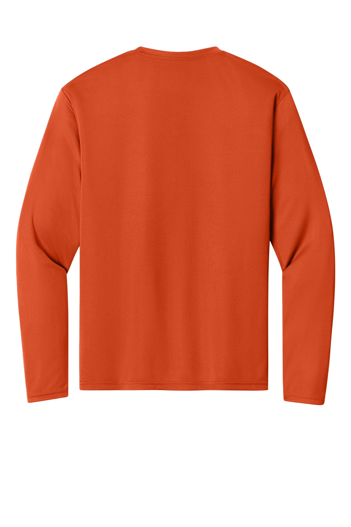 Rear View of AthlOrange A4 Cooling Performance Long Sleeve Tee A4N3165 plain