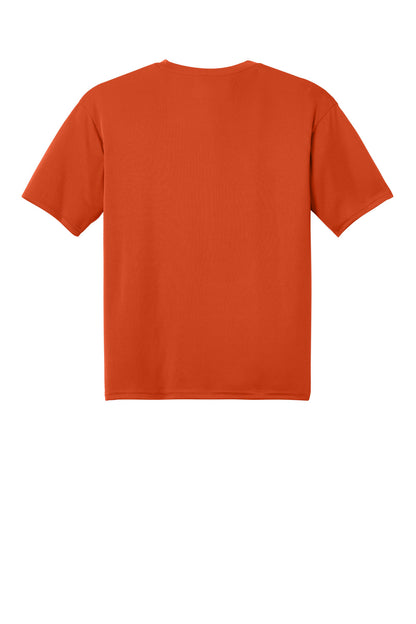 Rear View of AthlOrange A4 Cooling Performance Short Sleeve Tee A4N3142 plain