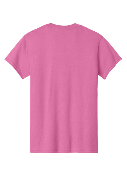 Rear View of Azalea Gildan - Heavy Cotton 100% Cotton T-Shirt. 5000 plain