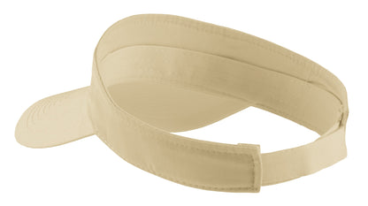Rear View of Beach Port Authority Fashion Visor. CP45 plain