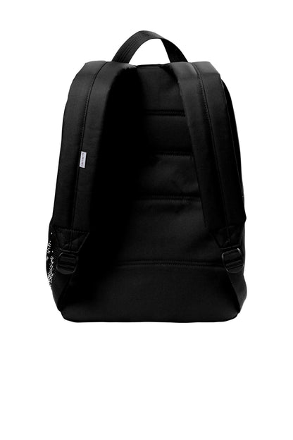 Rear View of Black Carhartt Canvas Backpack. CT89241804 plain