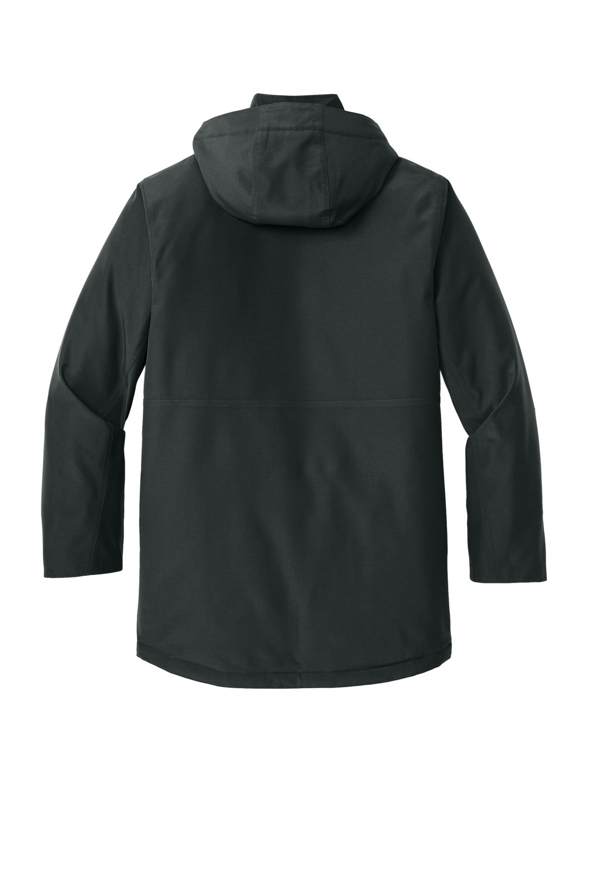 Rear View of Black CornerStone Elements Insulated Parka CSJ10 plain