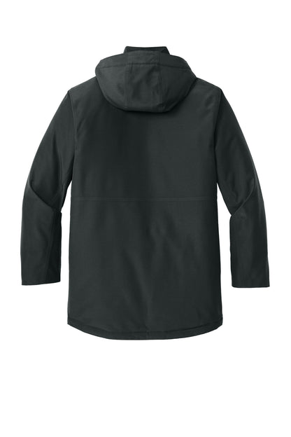 Rear View of Black CornerStone Elements Insulated Parka CSJ10 plain