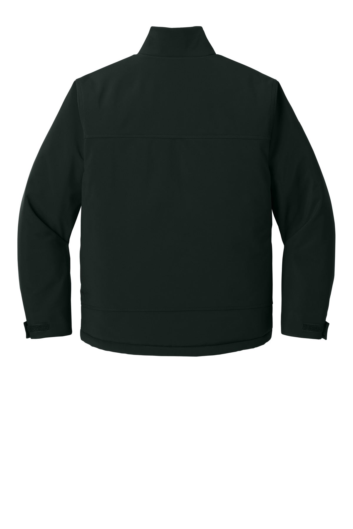 Rear View of Black CornerStone Insulated Workwear Soft Shell CSJ75 plain
