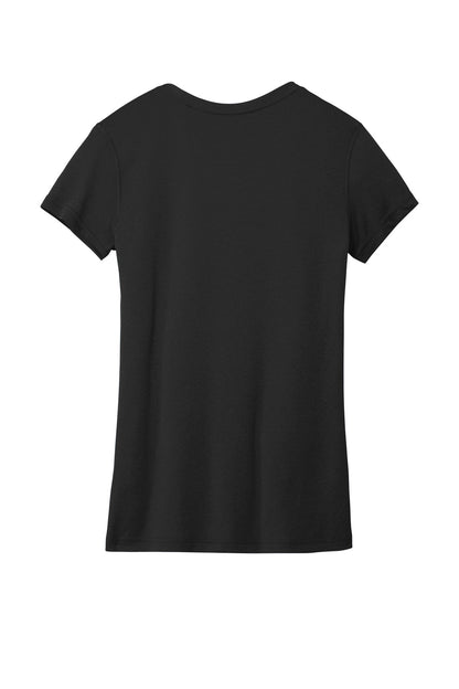 Rear View of Black Nike Women's Team rLegend Tee DV7312 plain