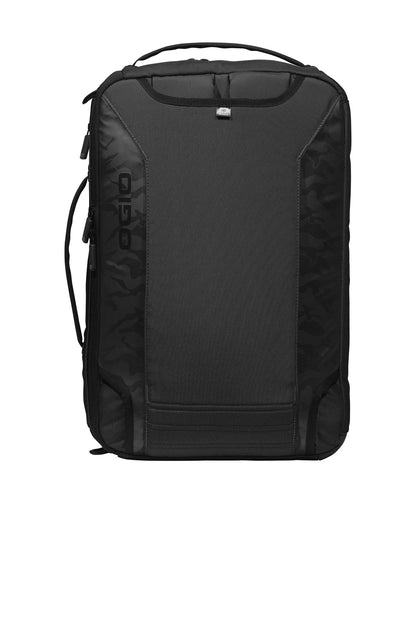 Rear View of Black OGIO Convert Pack. 91005 plain