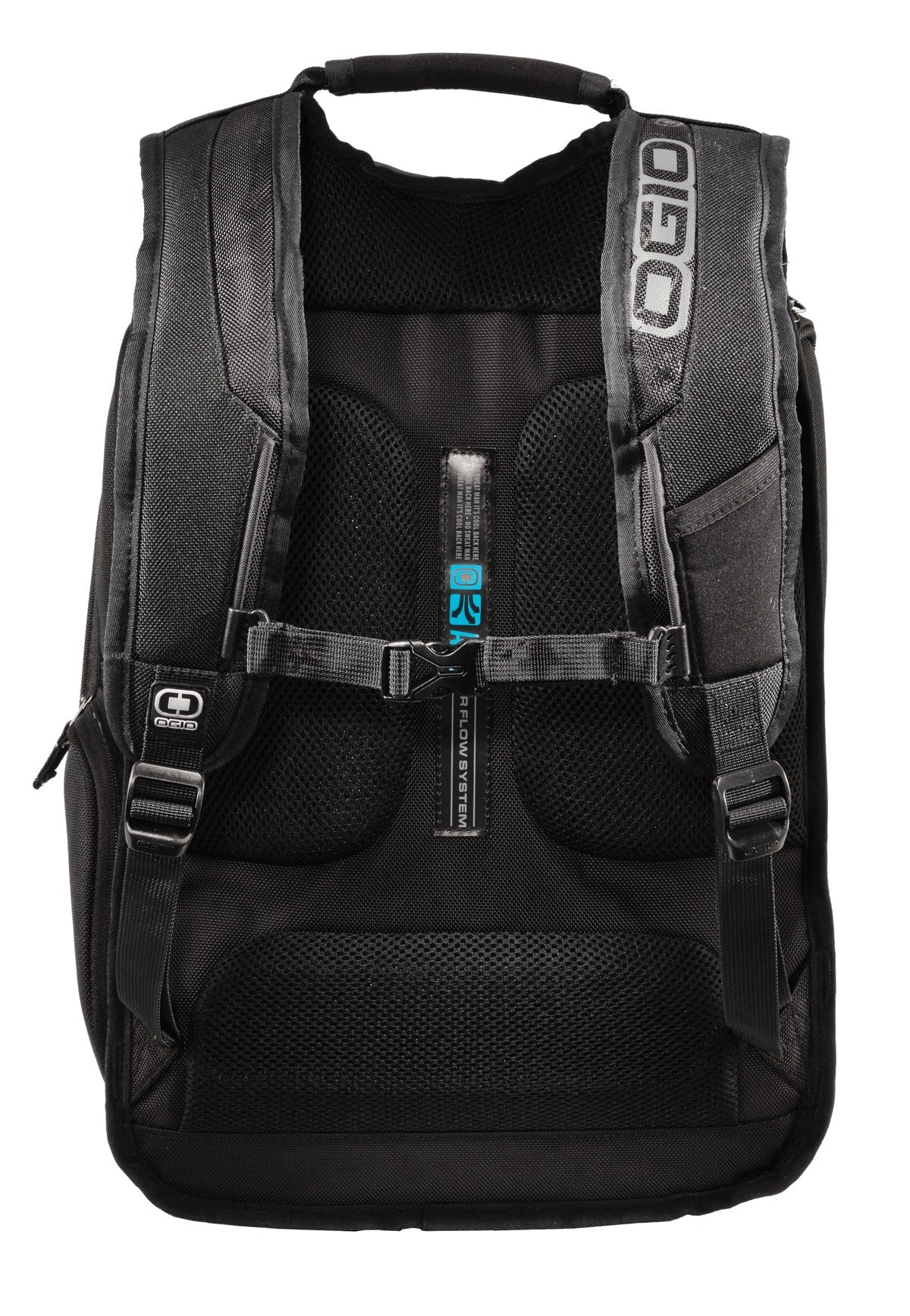 Rear View of Black OGIO - Epic Pack. 108090 plain
