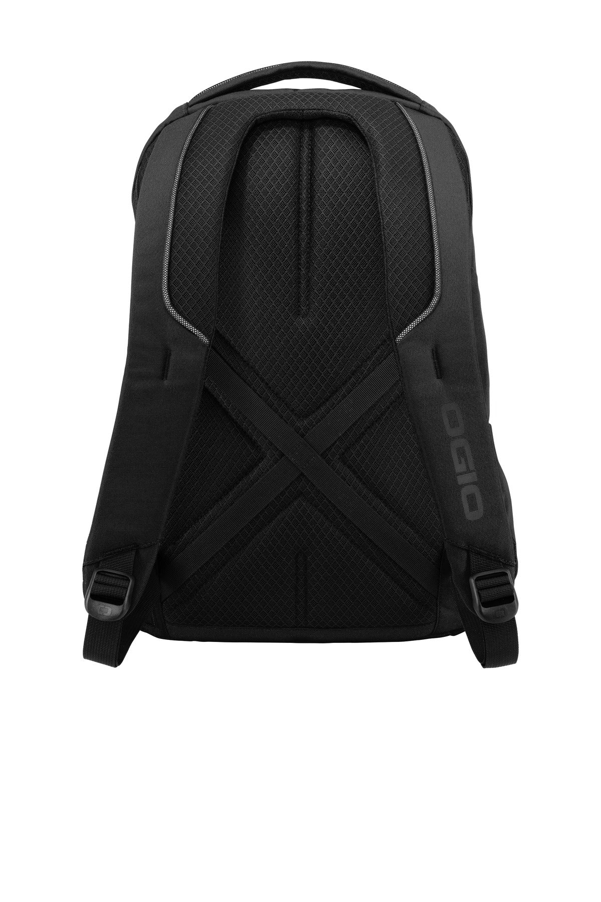 Rear View of Black OGIO Range Pack. 91007 plain