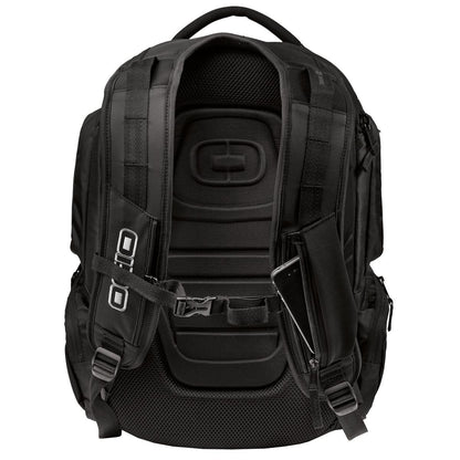 Rear View of Black OGIO - Squadron Pack. 411047 plain