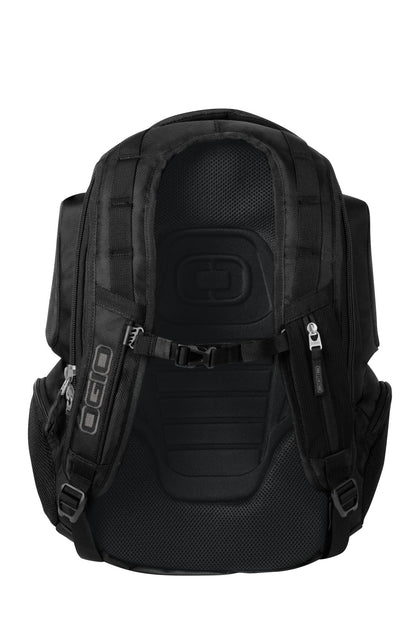 Rear View of Black OGIO Stratagem Pack. 411067 plain