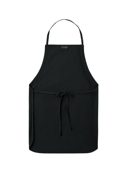 Rear View of Black Port Authority Full-Length Apron. A520 plain