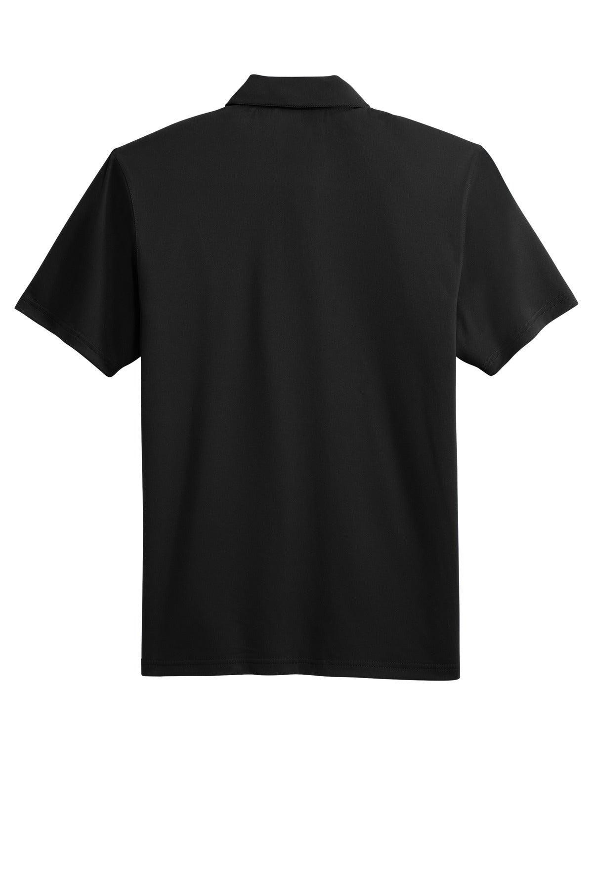 Rear View of Black Port Authority Performance Staff Polo K398 plain