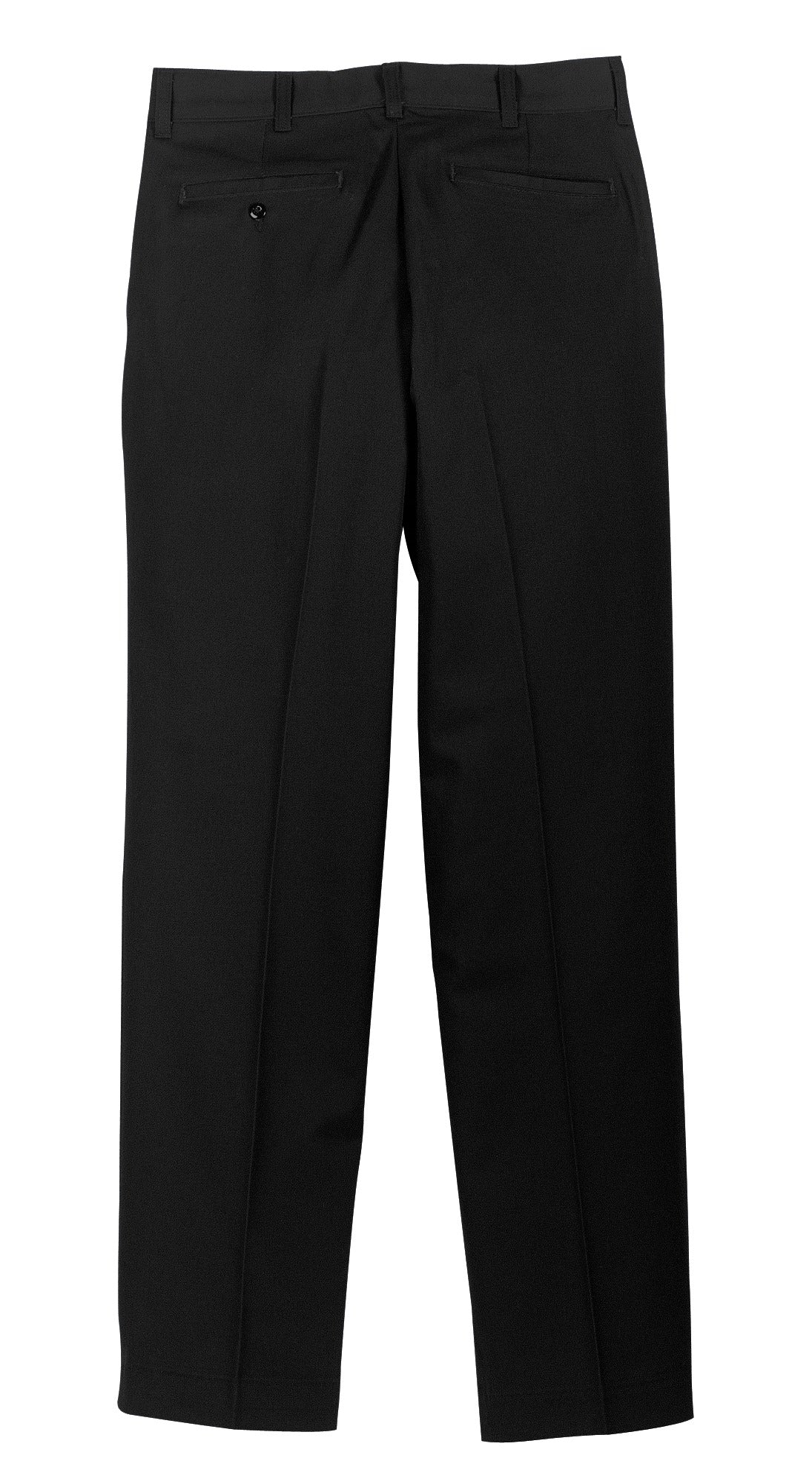 Rear View of Black Red Kap Industrial Work Pant. PT20 plain