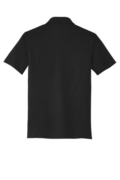 Rear View of Blacktop OGIO Framework Polo. OG125 plain