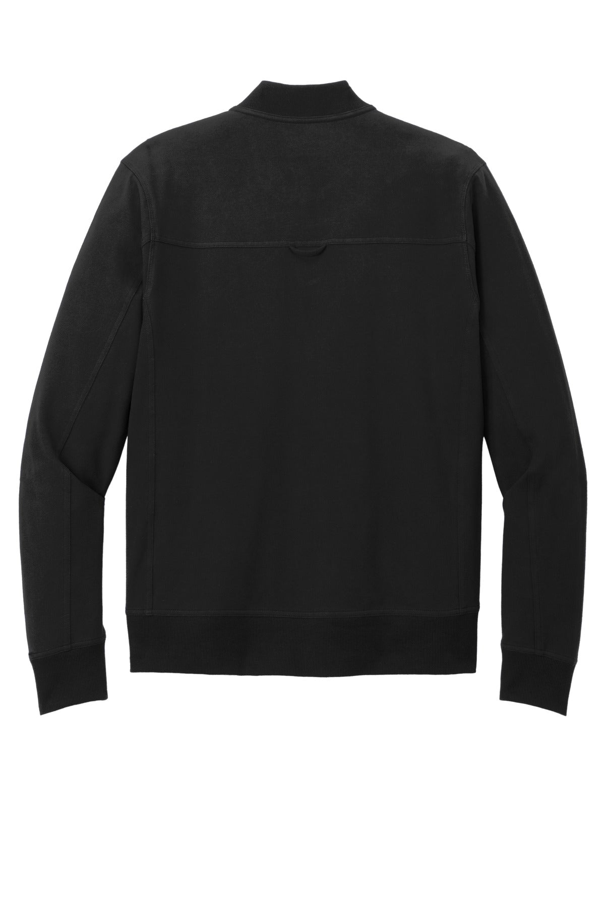 Rear View of Blacktop OGIO Outstretch Full-Zip OG830 plain