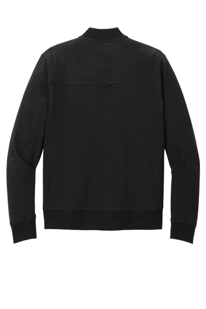Rear View of Blacktop OGIO Outstretch Full-Zip OG830 plain