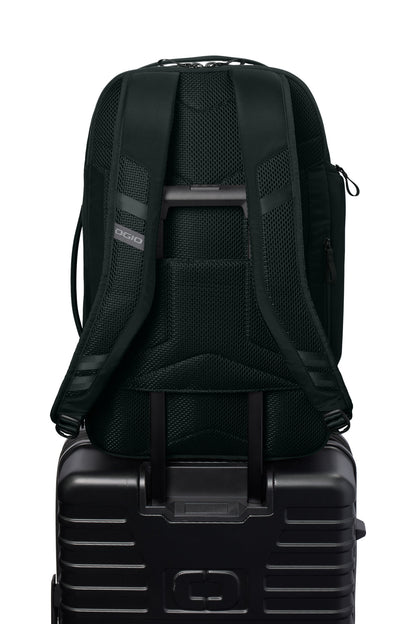 Rear View of Blacktop OGIO Ultimate Travel Pack 91023 plain