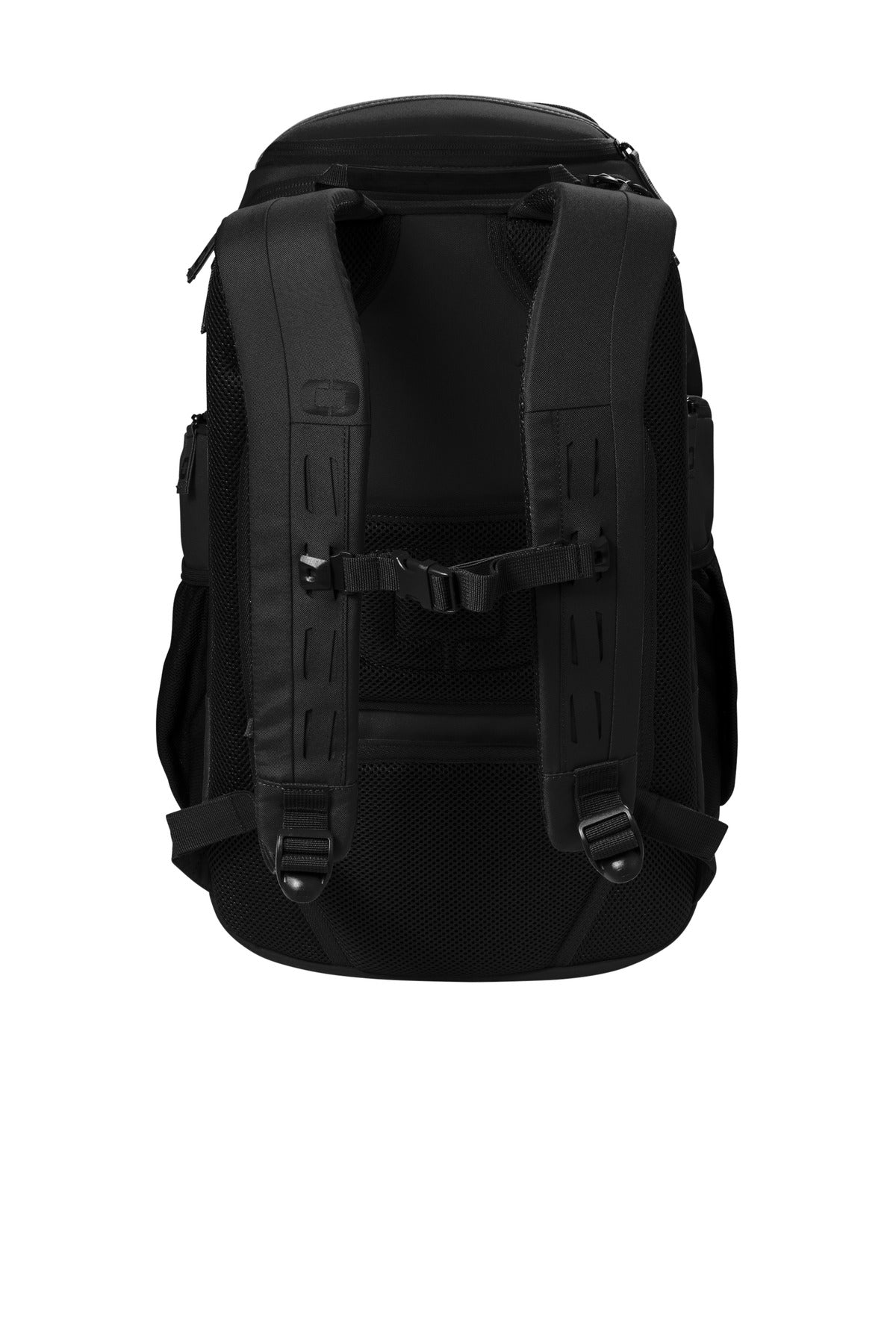 Rear View of Blacktop OGIO Utilitarian Pack 91010 plain