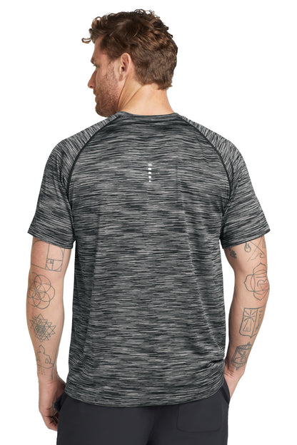 Rear View of Blacktop SD OGIO Verge Crew. OE326 plain