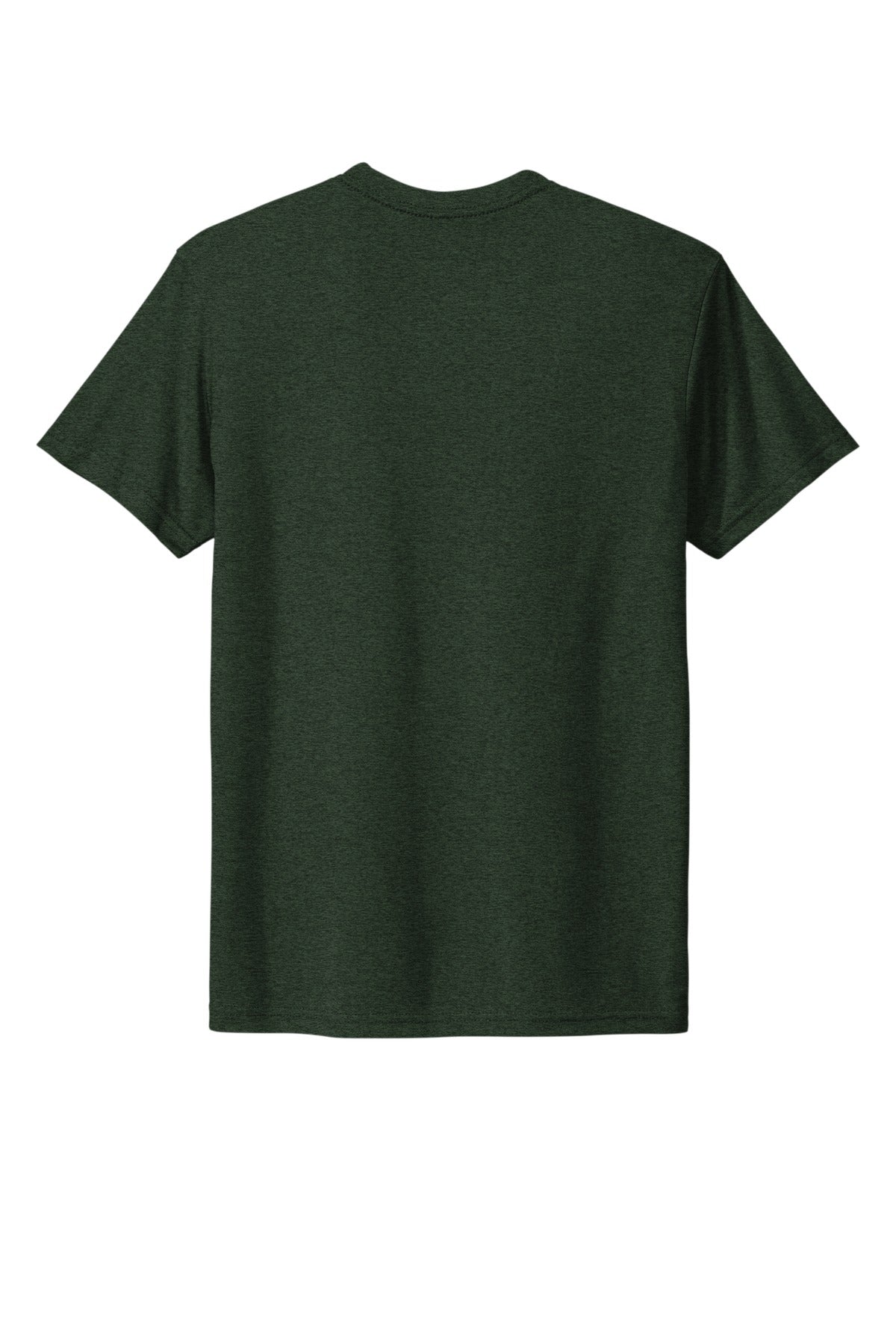Rear View of BlkForest Next Level Apparel Adult Tri-Blend Tee. NL6010 plain