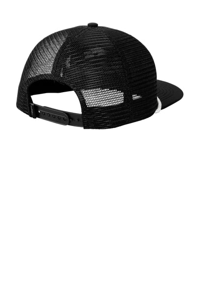 Rear View of Blk/White LIMITED EDITION Spacecraft Trucker Cap SPC3 plain