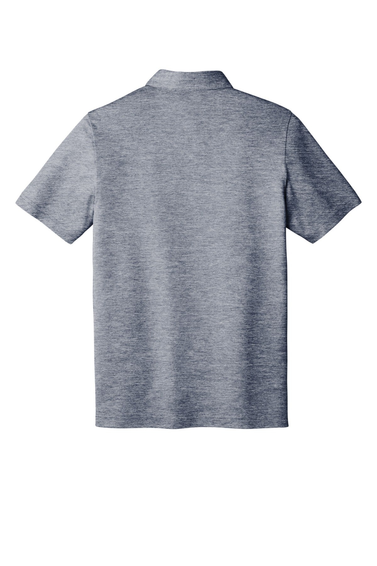 Rear View of BlNightsHt TravisMathew Oceanside Heather Polo. TM1MU412 plain