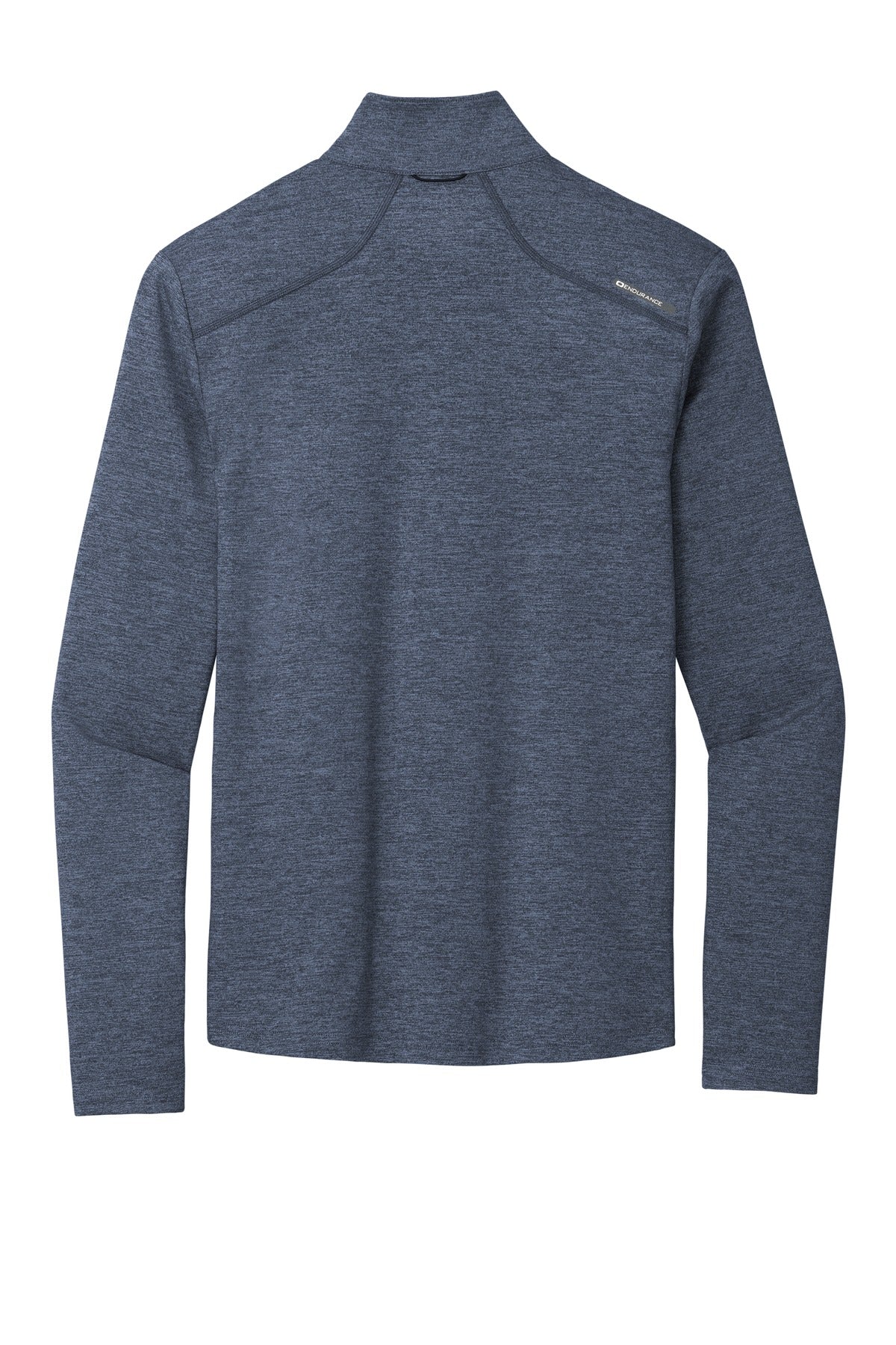 Rear View of Blue Indigo He OGIO Force 1/4-Zip OE341 plain
