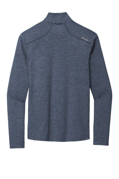 Rear View of Blue Indigo He OGIO Force 1/4-Zip OE341 plain