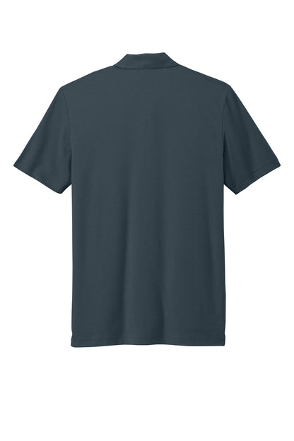 Rear View of BlueNights TravisMathew Oceanside Solid Polo. TM1MU411 plain