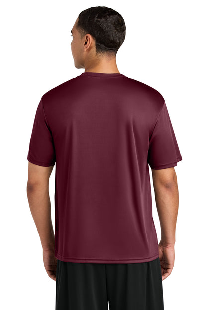 Rear View of Cardinal A4 Cooling Performance Short Sleeve Tee A4N3142 plain