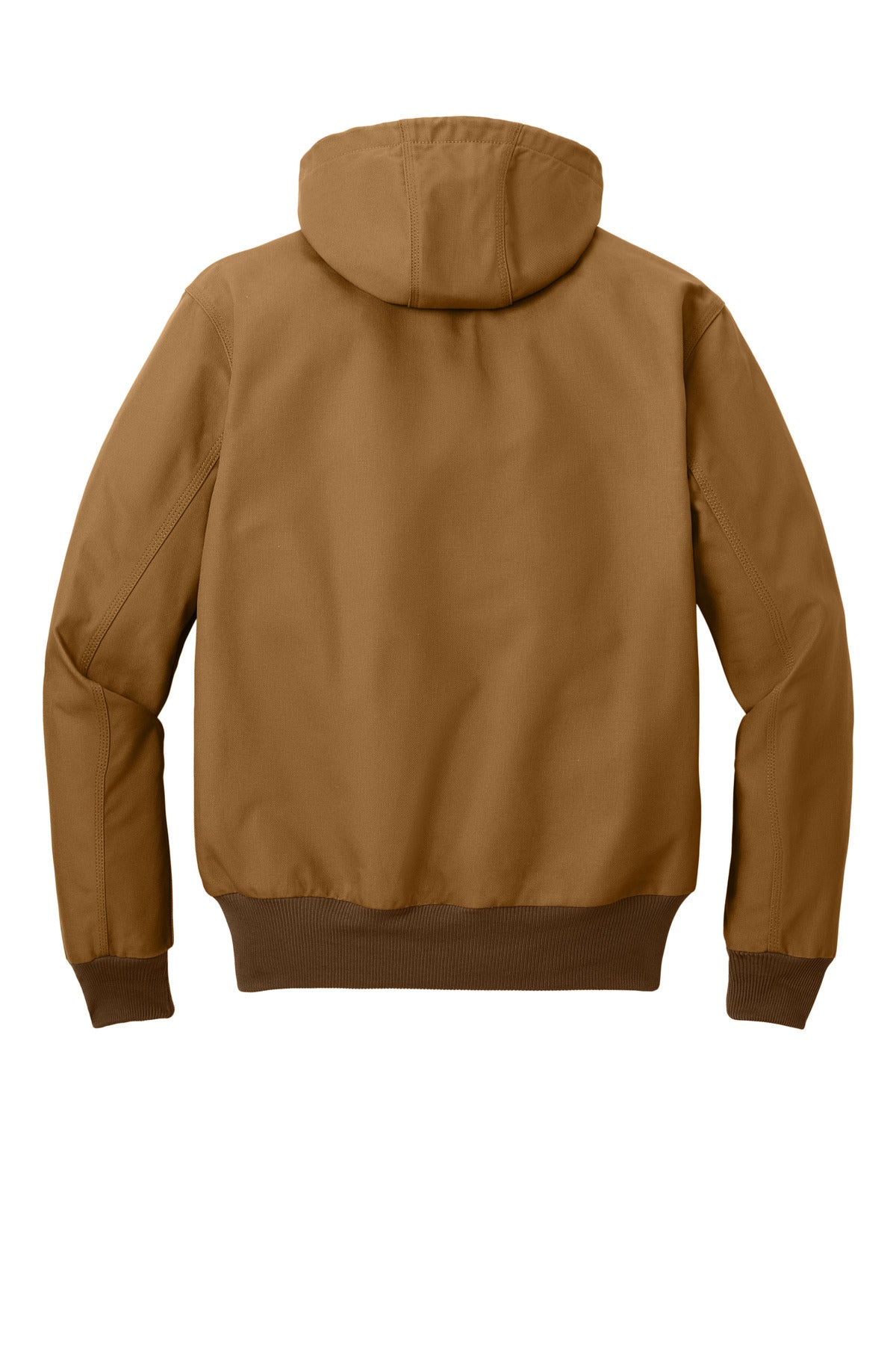 Rear View of CarharttBr Carhartt Thermal-Lined Duck Active Jac. CT106678 plain